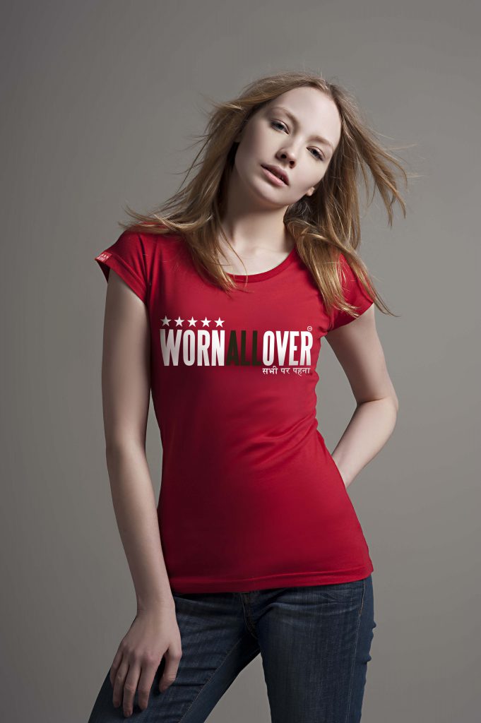 Worn All Over Womens T-shirt