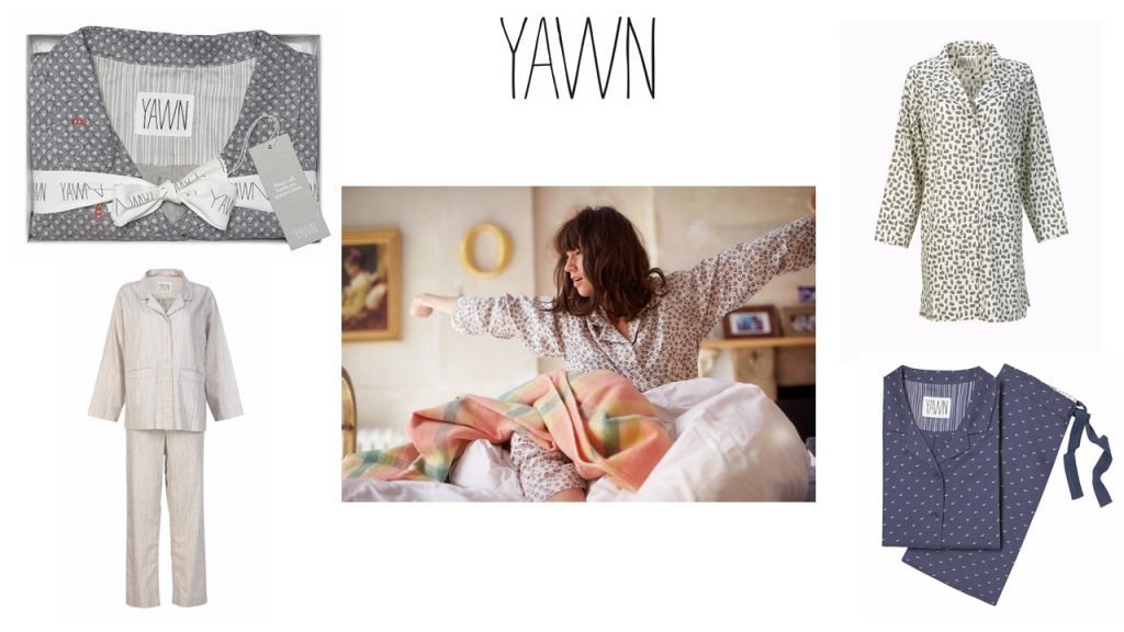 YAWN pyjama task pr new client christmas gift idea new brand